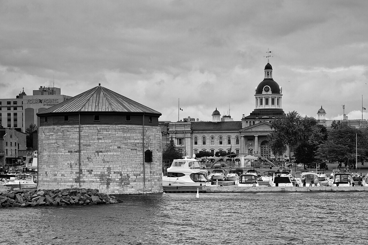 Kingston City Hall, Confederation Basin, and Shoal Tower